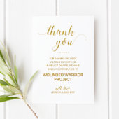 金ゴールド慈善寄付お礼結婚を プレイスカード