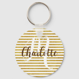 金ゴールド成人姪のプレゼント誕生日パーティー キーホルダー