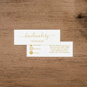 金ゴールド手作り、ソーシャルメディア挿入カード