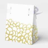 金ゴールド手描き花びらパタ結婚ーン フェイバーボックス (裏面サイド)