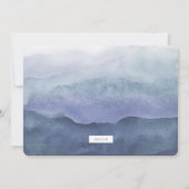 金ゴールド手書きベビー誕生写真のお知らせ 案内状 (裏面)