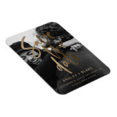 金ゴールド手書き写真日付の保存 マグネット (右側)