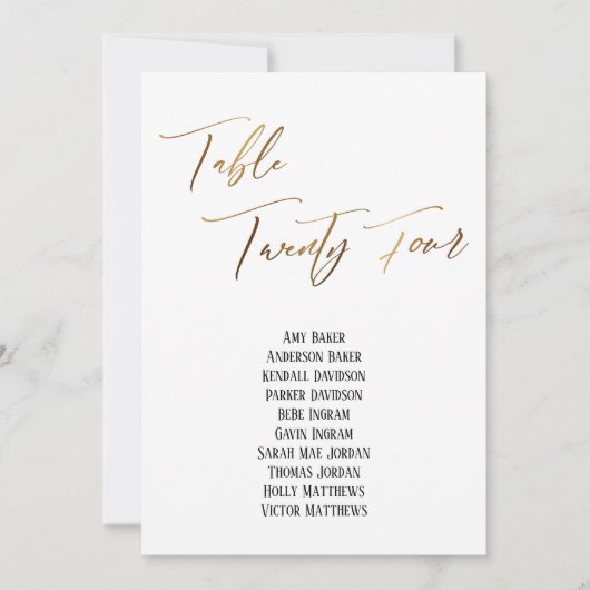 金ゴールド手書き表24席表 (正面)
