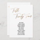 金ゴールド手書き表24席表 (正面/裏面)