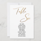 金ゴールド手書き表6席表 (正面)