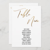 金ゴールド手書き表9座席表 (正面/裏面)