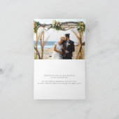 金ゴールド折り畳み世界地図 サンキューカード (内部)