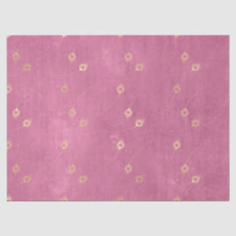 金ゴールド抽象芸術クジャクの羽のピンク 薄葉紙