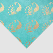 金ゴールド抽象芸術ペアクスオンアクアデクページ 薄葉紙 (詳細)