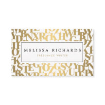 金ゴールド抽象芸術レターフォームIII (作家、ライター用)