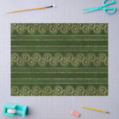 金ゴールド抽象芸術水滴の緑の分離 薄葉紙 (クラフト)