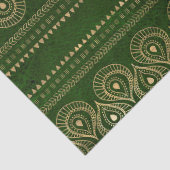 金ゴールド抽象芸術水滴の緑の分離 薄葉紙 (詳細)