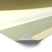 金ゴールド抽象芸術芸術のハート ポスター (角)