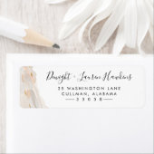 金ゴールド抽象芸術 |差出人住所ラベル ラベル (インサイチュ)