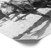 金ゴールド探鉱者グループ写真 ポスター (角)