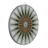 金ゴールド放射パターン ダーツボード (正面左)