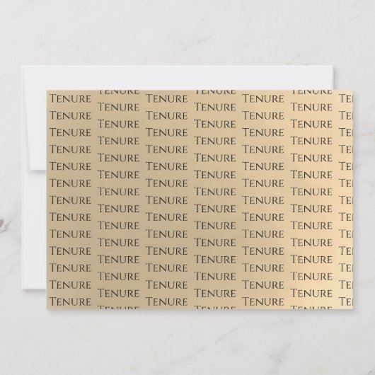 金ゴールド教授在留パーティの招待状 招待状 (裏面)