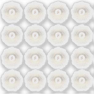 金ゴールド数々のスパークルモノグラム シール