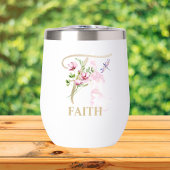 金ゴールド文字Fモノグラム名パーソナライズされた付