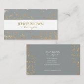 金ゴールド斑点グレートレンディー名刺 名刺 (正面/裏面)