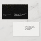 金ゴールド斑点 名刺 (正面/裏面)