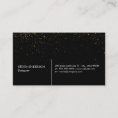 金ゴールド斑点 名刺 (正面)