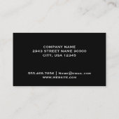 金ゴールド斑点 名刺 (裏面)