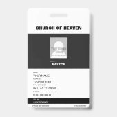 金ゴールド断面 バッジ (裏面)