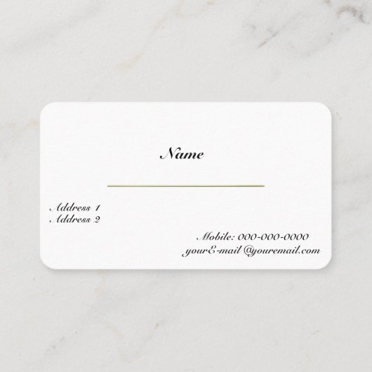 金ゴールド断面 名刺 (裏面)