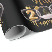 金ゴールド新年 ラッピングペーパー (ロールコーナー)