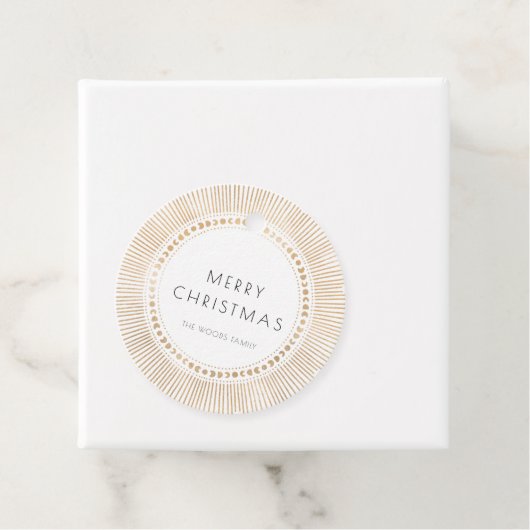 金ゴールド日が差すことフレームアートデコメリークリスマス フェイバータグ (インサイチュ)