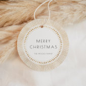 金ゴールド日が差すことフレームアートデコメリークリスマス フェイバータグ