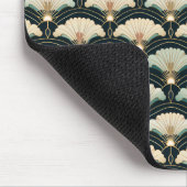 金ゴールド日本の付きインスパイアファン マウスパッド (コーナー)