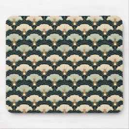 金ゴールド日本の付きインスパイアファン マウスパッド