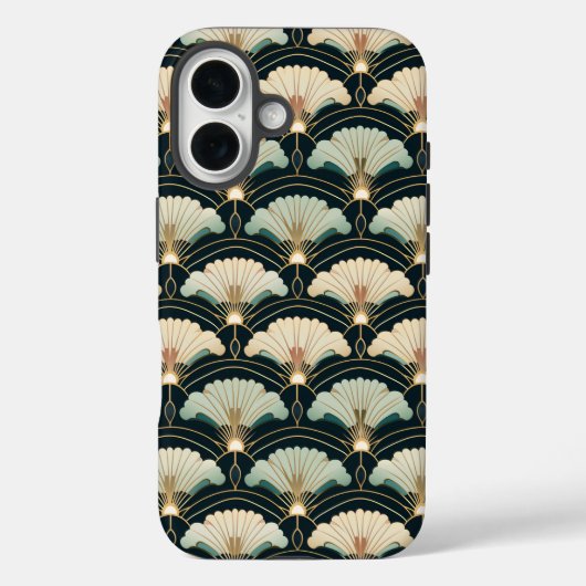 金ゴールド日本の付きインスパイアファン Case-Mate iPhoneケース (裏面)
