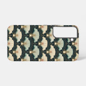 金ゴールド日本の付きインスパイアファン SAMSUNG GALAXYケース (裏面横)