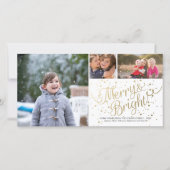 金ゴールド明メリーるいコラージュ3フォトカードホワイト シーズンカード (正面)