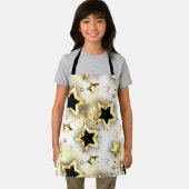 金ゴールド星とシームレス エプロン (インサイチュ)