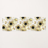 金ゴールド星とシームレス ヨガマット (裏面(横))