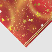 金ゴールド星はキラキラと赤の光 薄葉紙 (詳細)