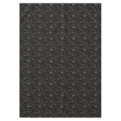 金ゴールド星コンステレーション銀河系パターン テーブルクロス (正面)