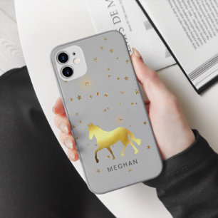 金ゴールド星モノグラパーソナライズされたム iPhone 11 ケース
