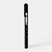 金ゴールド星夜の天体電話ケース iPhone 16ケース (左側面)