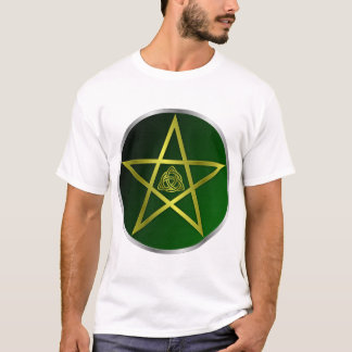 金ゴールド星形五角形 Tシャツ