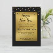 金ゴールド星紙吹雪 |大晦日招待状 招待状 (スタンド正面)