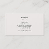 金ゴールド星黒 名刺 (裏面)