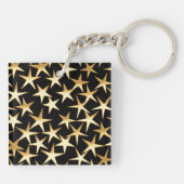 金ゴールド星 キーホルダー (裏面)
