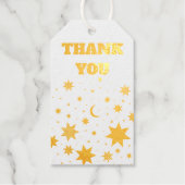 金ゴールド星 ギフトタグ (正面)