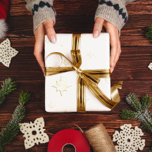 金ゴールド星 クリスマスハヌカーのプレゼント