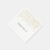 金ゴールド星 スタンダードカクテルナプキン (角)